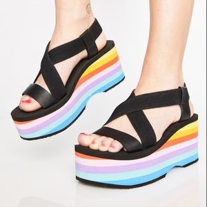 Rainbow 🌈 Rocket dog Wedge Sandal ✨BRAND NEW✨